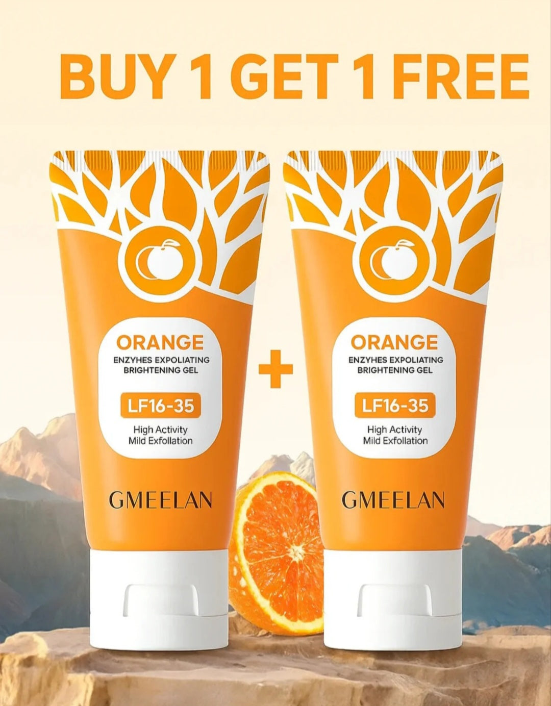Sale!
Orange Glow Exfoliating Gel – BUY 1 GET 1 FREE